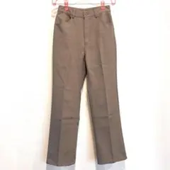 【美品】GU ジーユー ストレートパンツ ブラウン オフィスカジュアル