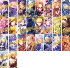 プロセカ　アニメイト　4.5周年記念フェア特典　箔押しイラストカード全26種