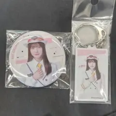 【新品:メルカリ便】大園玲　駅名標風キーホルダー　缶バッジ　JR東日本×櫻坂46
