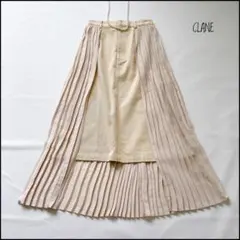 【美品】CLANE 1枚は欲しい！履くだけでこなれ感ゲット出来るオシャレスカート