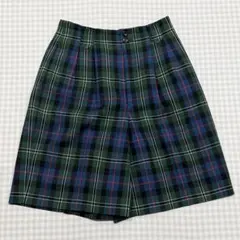 NEWYORKER ニューヨーカー チェック柄 ハーフパンツ ウール 日本製