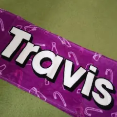 TravisJapan タオル 紫色