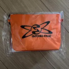 明日発送可能　SixTONES STOCK ポーチ オレンジのサムネイル