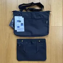 ワークマン CORDURAネストサコッシュ BLACK クロ