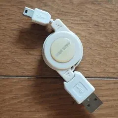USB 巻き取り式ケーブル USB-A to Mini-Bのサムネイル