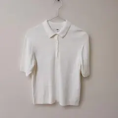 ユニクロ　ニットポロ　XL