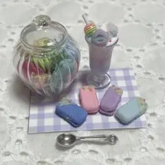 ♡ミニチュアカラフルスイーツセットNo.122