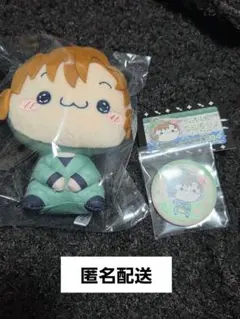 フリューくじ もちぴこぬいぐるみ賞 缶バッジ 善法寺伊作 桜もちぴこの段