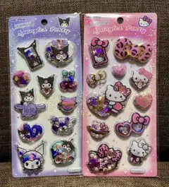 サンリオ スパンコールパーティ キティ クロミ カプセル シール 2枚 正規品