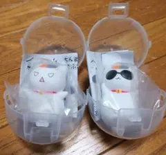 夏目友人帳　ちんまりにゃんこ先生　フィギュア　にゃんこ先生　ガチャガチャ　ねこ