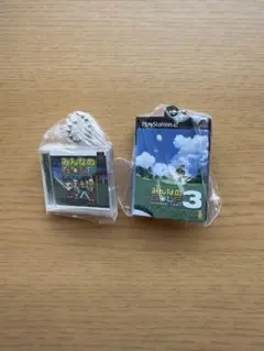 PlayStation ゲームパッケージミニチュアチャーム　みんなのGOLF