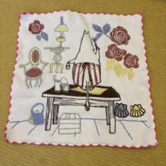MOOMIN ムーミンママ 刺繍タオルハンカチ