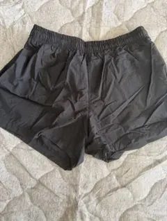 メンズ 水着 ショートパンツ M ブラック インナー付き 海 プール 海パン