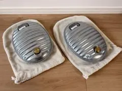 【未使用】マルカ　金属製 湯たんぽ 2個セット カバー付き