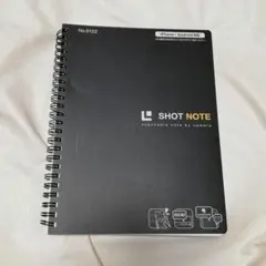 【美品】キングジム リングノート ショットノート L ブラック PDFデータ化のサムネイル