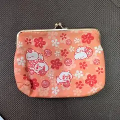 カナヘイの小動物 がま口ポーチ ピンクのサムネイル