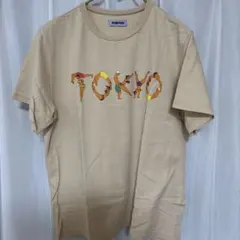 PUNYUS TOKYOロゴ 半袖Tシャツ ベージュのサムネイル