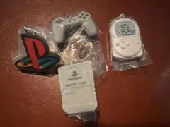 【セット】PlayStation ミニチュアチャーム付き ビスケット