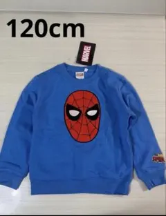 新品　スパイダーマン　スウェット　男の子　トレーナー　裏起毛 長袖120cm仮装