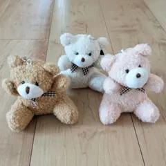 アニマルキーチェーン　ぬいぐるみ　マスコット　ベア　クマ　くま　熊　テディベア