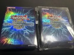 遊戯王　スリーブ　wcs2023 青　120枚 遊戯王 WCS2023 青スリーブ50枚入り【未開封】 - メルカリ