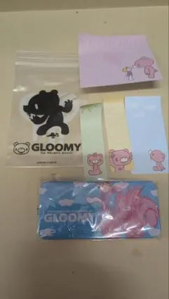 平成レトロGLOOMY キーホルダー オマケ付きセット未使用品 2