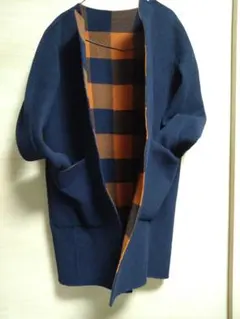 美品 ヒューゴボス ダブルフェイス コート ベルト