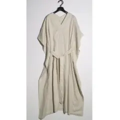 HYKE LINEN PONCHO ポンチョ型 リネン ワンピースのサムネイル
