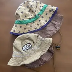 DOUBLE.B バケットハット サイズ48 54-56 2個セット　兄弟姉妹