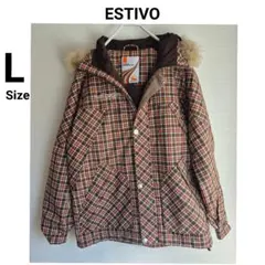 ESTIVO スノーボードウェア レディース Lサイズ チェック柄 フォックス