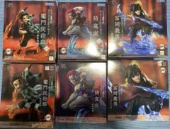 鬼滅の刃　クロスリンク　竈門炭治郎　冨岡義勇　猗窩座　フィギュア　6体セット