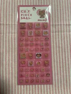 ③ サンリオ　カットピースシール　日焼けキティ タイルシール