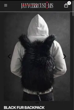 jayycerrcustoms BLACK FUR BACKPACK - メルカリ