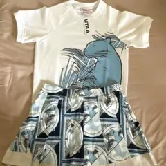 UTAA 猫と植物のグラフィックセットアップ ゴルフウェア 女性