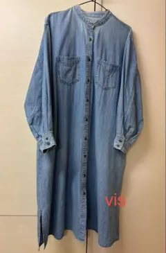 vis デニムシャワンピース