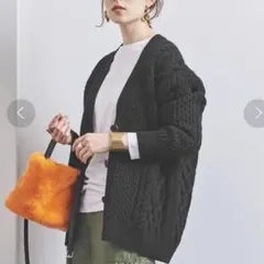 UNITED ARROWS＞BOUCLE バイカラー カーディガン B - メルカリ