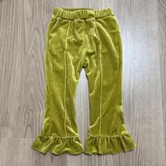 バースデイ　MY LITTLE WONDER ベロア フリル パンツ 90