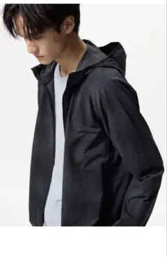 UNIQLO ドライEXUVカットフルジップパーカ ブラック L