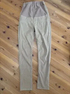 ユニクロ マタニティパンツ マタニティデニム ベージュ