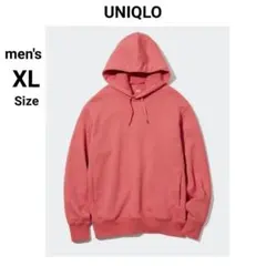 新品 未使用 UNIQLO ユニクロ メンズ XL ピンク パーカー
