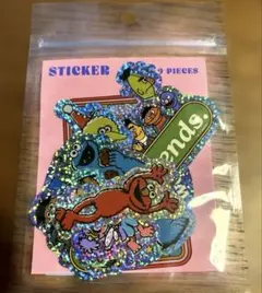 フレークステッカーセット セサミストリート
