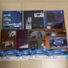 NARUTO 一番くじ J賞 クリアファイル&ステッカー 全種コンプリートセット