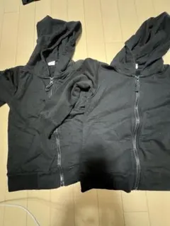 devrock 黒 パーカー 120サイズ 2着セット