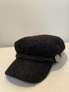 綺麗めツイードキャスケット