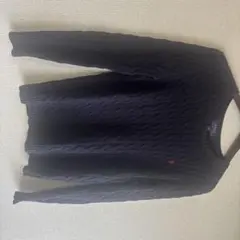 POLO RALPH LAURENポロラルフローレンネイビー ケーブルニット