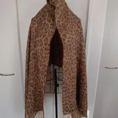 レオパード柄ストール