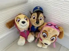パウ・パトロール ぬいぐるみ 3体セット➕おまけ