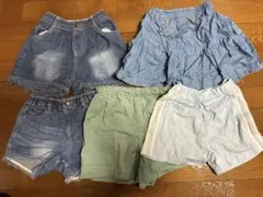 ガールズハーフパンツ 6点まとめセット