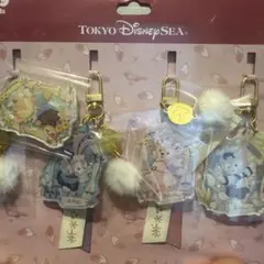 本日限定！ディズニー　リゾート　ダッフィーフレンズ　キーチェーン　セット