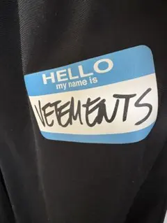 VETEMENTS HELLO My Name Is トラックパンツのサムネイル